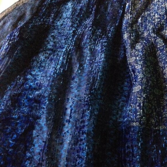 Elie Tahari Silk Ruffle Burnout Velvet Beverly Chiffon Blouse NWT - Picture 13 of 14